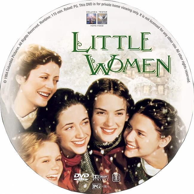 dvd cover Little Women 1994 R1 Disc Dvd Cover