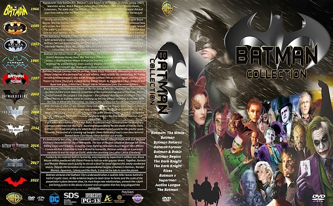 dvd cover Batman Collection 2022 Dvd Cover