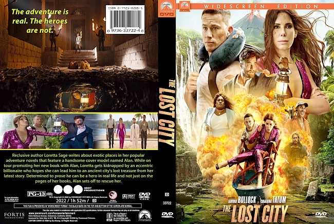 dvd cover The Lost City 2022 Dvd Cover
