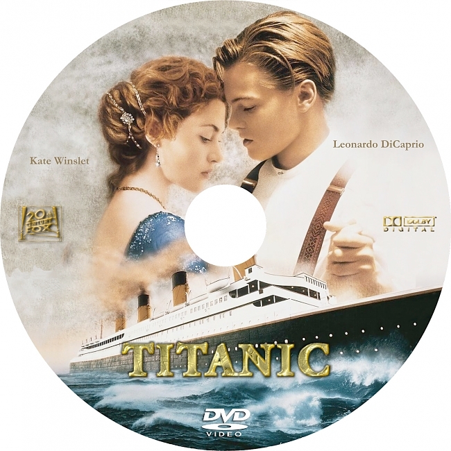 dvd cover Titanic 1997 R1 Disc Dvd Cover