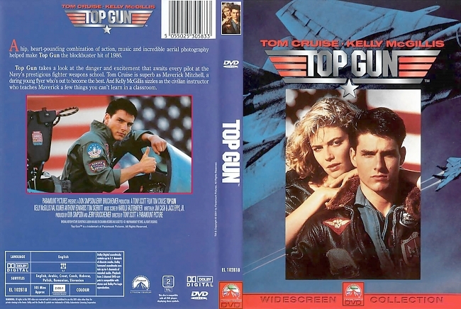 dvd cover Top Gun 1986 Dvd Cover