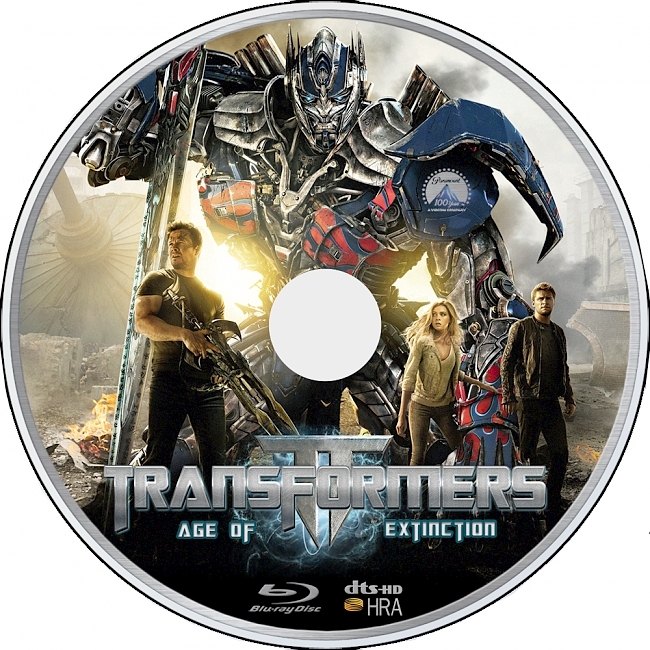 dvd cover Transformers Age Of Extinction 2014 R1 Disc Dvd Cover