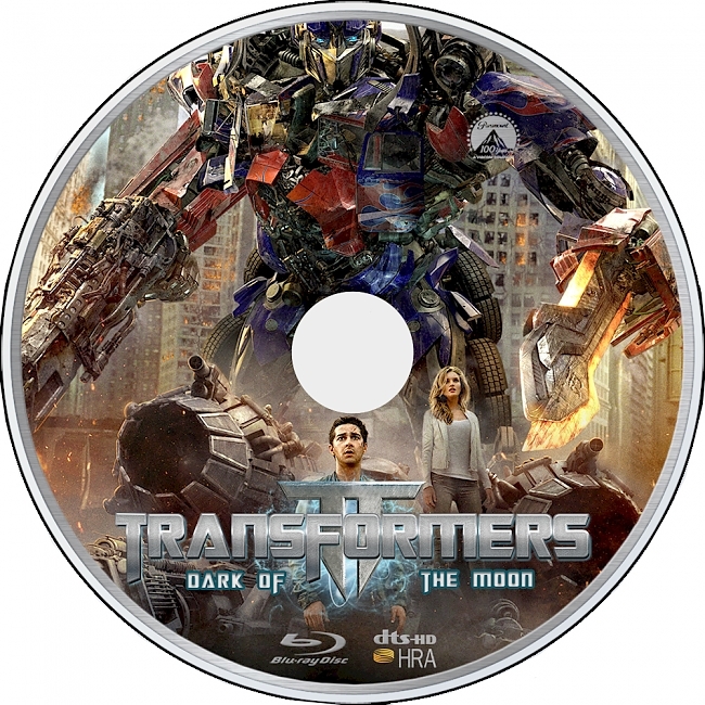 Transformers Dark Of The Moon 2011 R1 Disc 1 Dvd Cover 