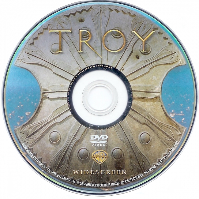 dvd cover Troy 2004 R1 Disc Dvd Cover