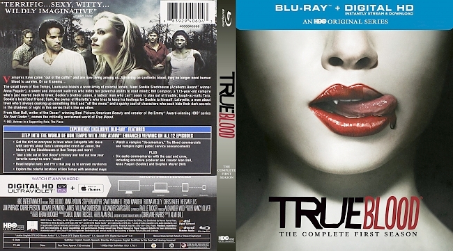 dvd cover True Blood - Season 1 2008 Dvd Cover