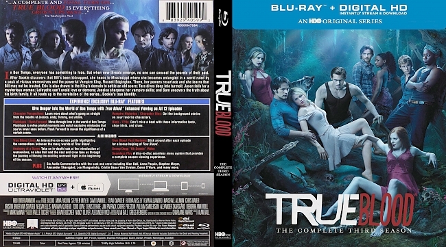 dvd cover True Blood - Season 3 2010 Dvd Cover