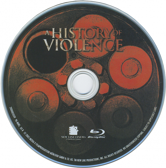 dvd cover A History Of Violence 2005 R1 Disc Dvd Cover