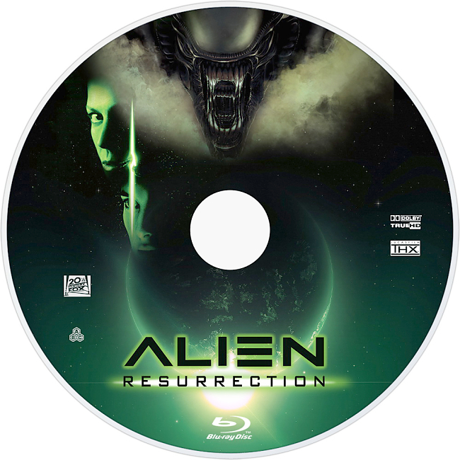 dvd cover Alien Resurrection 1997 R1 Disc 1 Dvd Cover