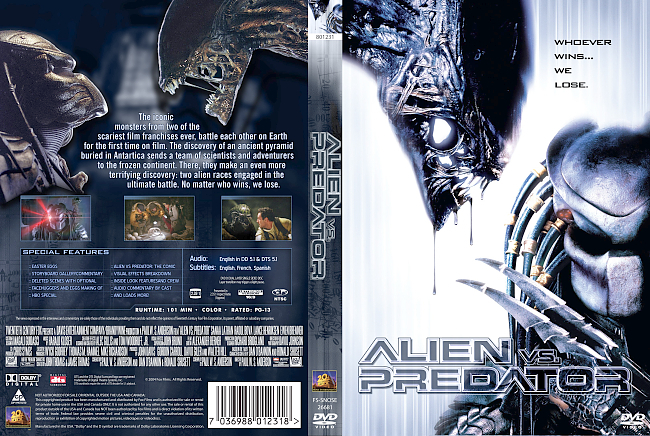 dvd cover Alien Vs Predator 2004 Dvd Cover