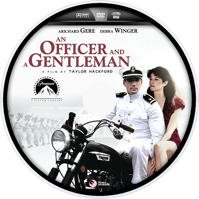 dvd cover An Officer And A Gentleman 1982 R1 Disc Dvd Cover