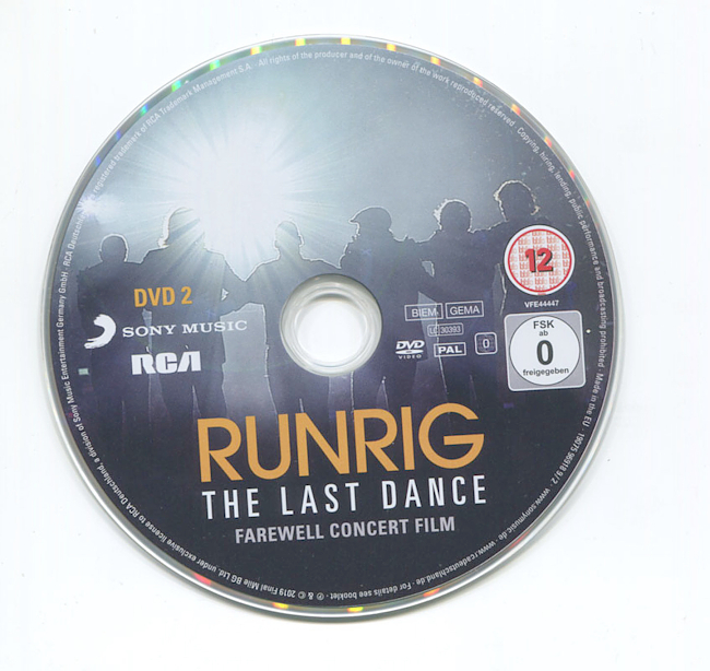 dvd cover Runrig - The Last Dance 2019 Dvd Cover