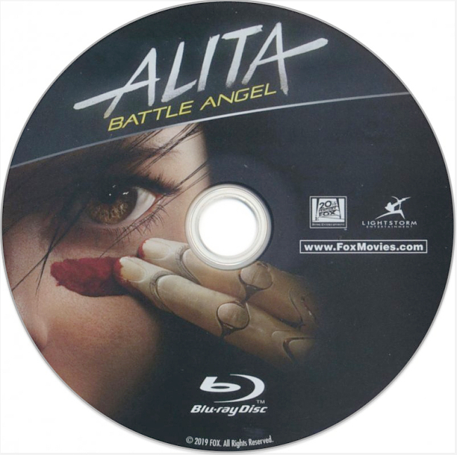 dvd cover Alita - Battle Ange 2019 Region A Dvd Cover