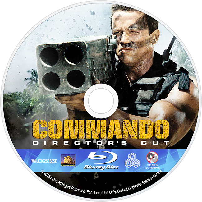 dvd cover Commando - Directors Cut 1985 R2 Disc 2 Dvd Cover