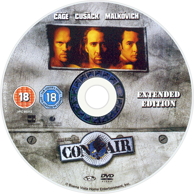 Con Air 1997 R2 Disc 2 Dvd Cover 
