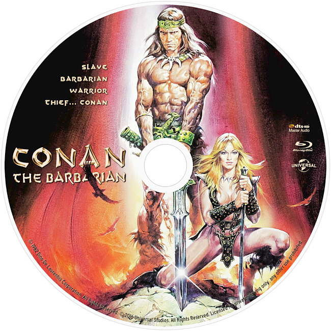 Cconan The Barbarian 1981 R1 Disc 2 Dvd Cover 