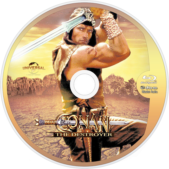 Conan The Destroyer 1984 R1 Disc 1 Dvd Cover 