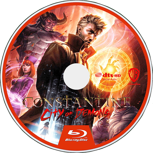 dvd cover Constantine City Of Demons 2018 R1 Disc Dvd Cover