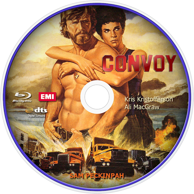 dvd cover Convoy 1978 R1 Disc 1 Dvd Cover