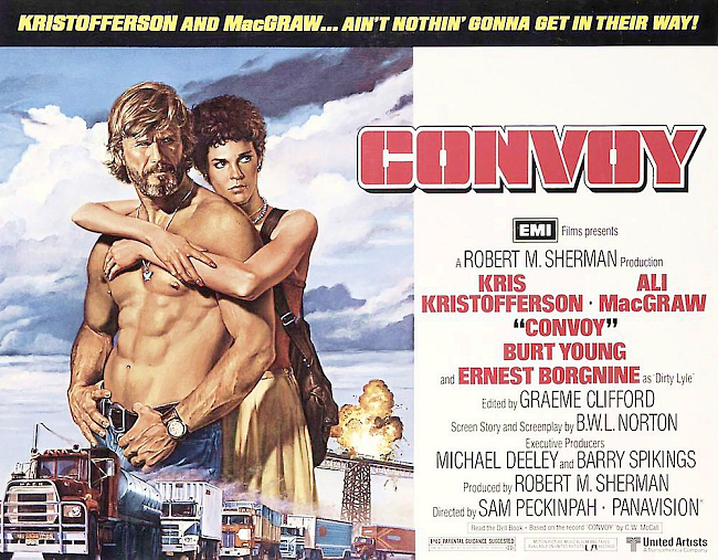 dvd cover Convoy 1978 Original Poster R1 Dvd Cover