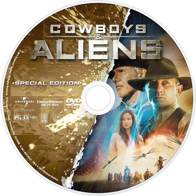 dvd cover Cowboys & Aliens 2011 R1 Disc 6 Dvd Cover