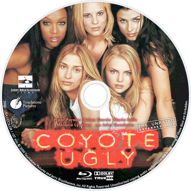 dvd cover Coyote Ugly - Unrated 2000 R1 Disc 2 Dvd Cover