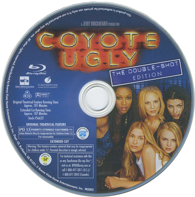 dvd cover Coyote Ugly - Special Edition 2000 R1 Disc Dvd Cover