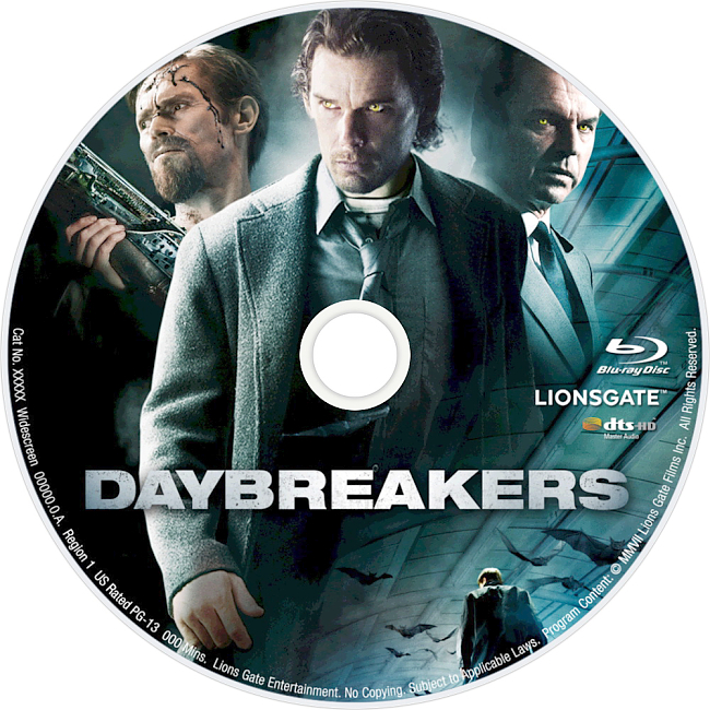 Daybreakers 2010 R1 Disc 1 Dvd Cover 