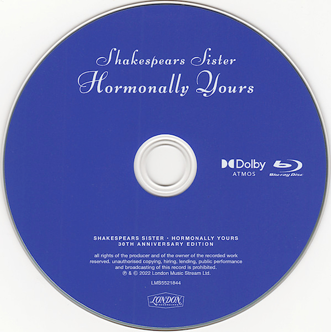 Shakespears Sister – Hormonally Yours 2022 Dvd Cover 