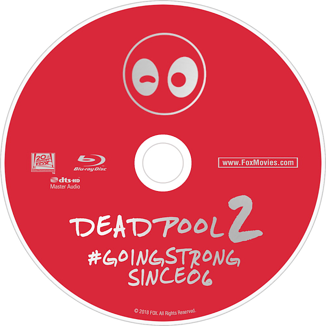 Deadpool 2 2018 R1 Disc 11 Dvd Cover 