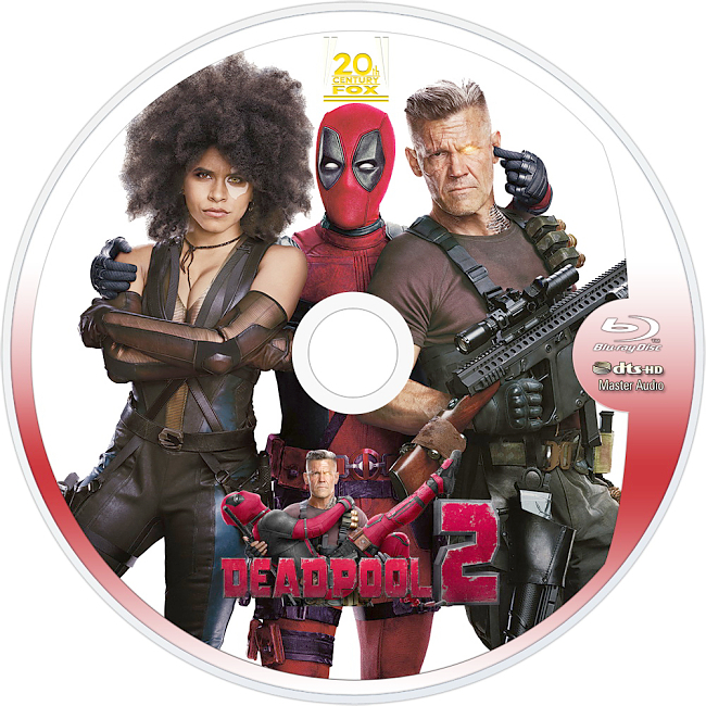 Deadpool 2 2018 R1 Disc 7 Dvd Cover 