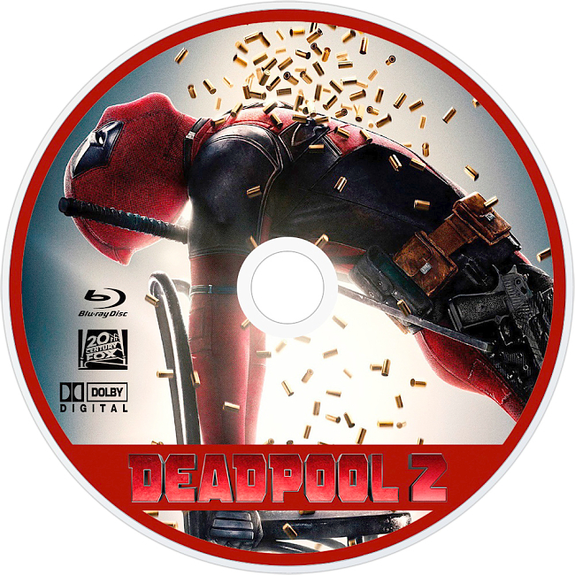 Deadpool 2 2018 R1 Disc 6 Dvd Cover 