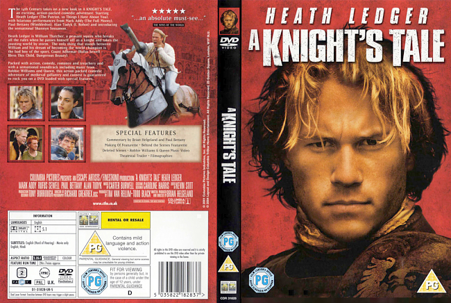 A Knight’s Tale 2001 Dvd Cover 