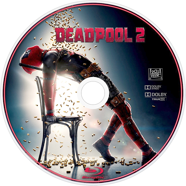 Deadpool 2 2018 R1 Disc 3 Dvd Cover 