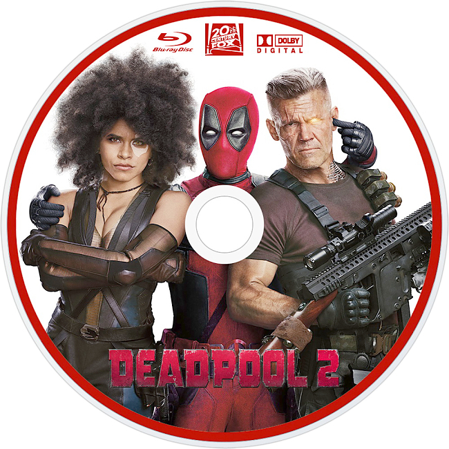 Deadpool 2 2018 R1 Disc 2 Dvd Cover 