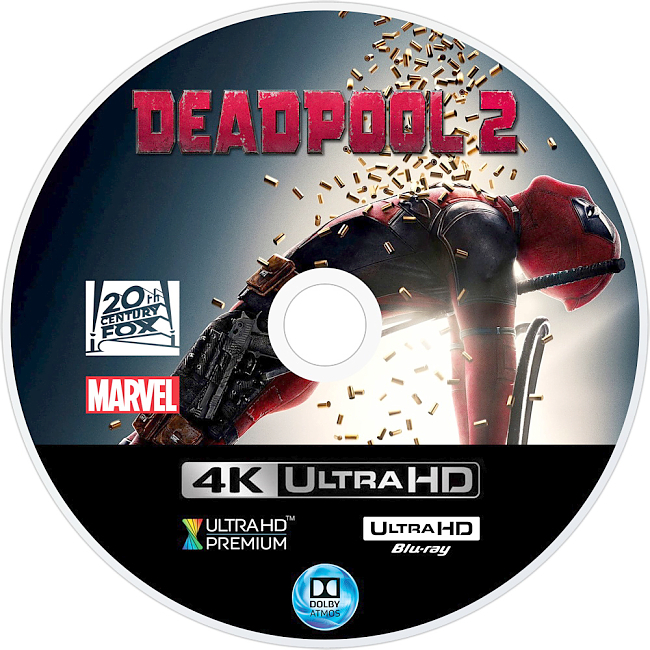 Deadpool 2 4K 2018 R1 Disc 1 Dvd Cover 