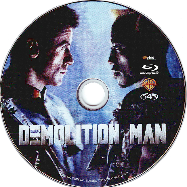 dvd cover Demolition Man 1993 Disc Label 2 Dvd Cover