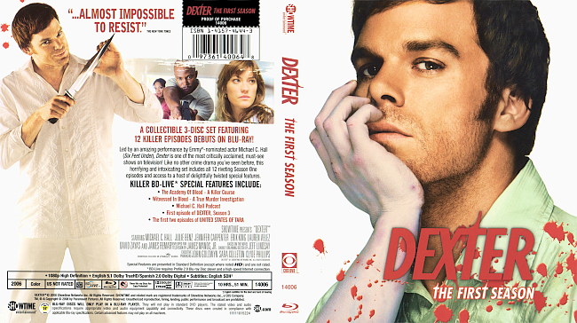 Dexter – Season 1 2006 Dvd Cover 