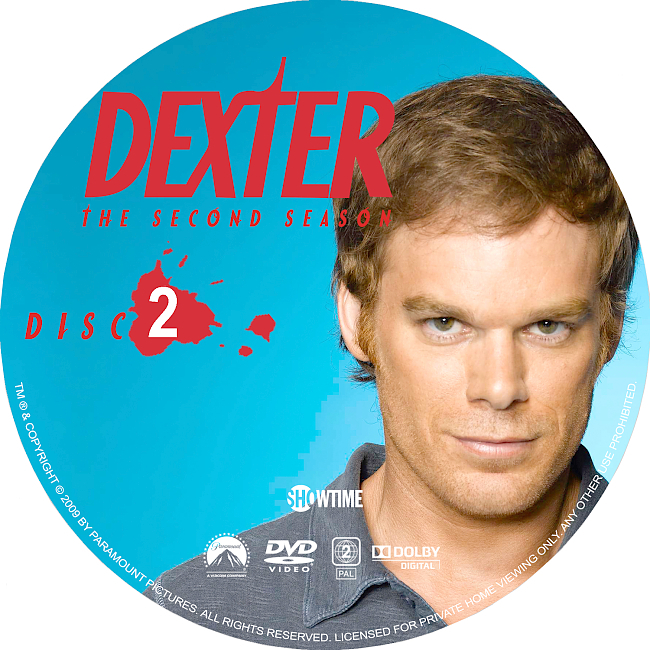 Dexter – Season 2 2007 R2 Disc 2 Dvd Cover 