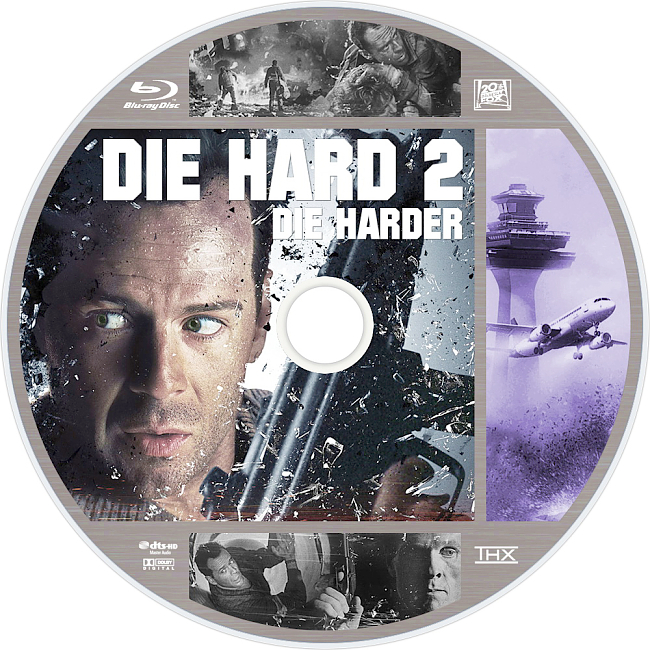 dvd cover Die Hard 2 - Die Harder 1990 R1 Disc 4 Dvd Cover