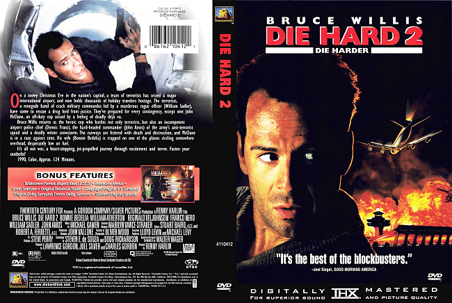 dvd cover Die Hard 2 - Die Harder 1990 Dvd Cover