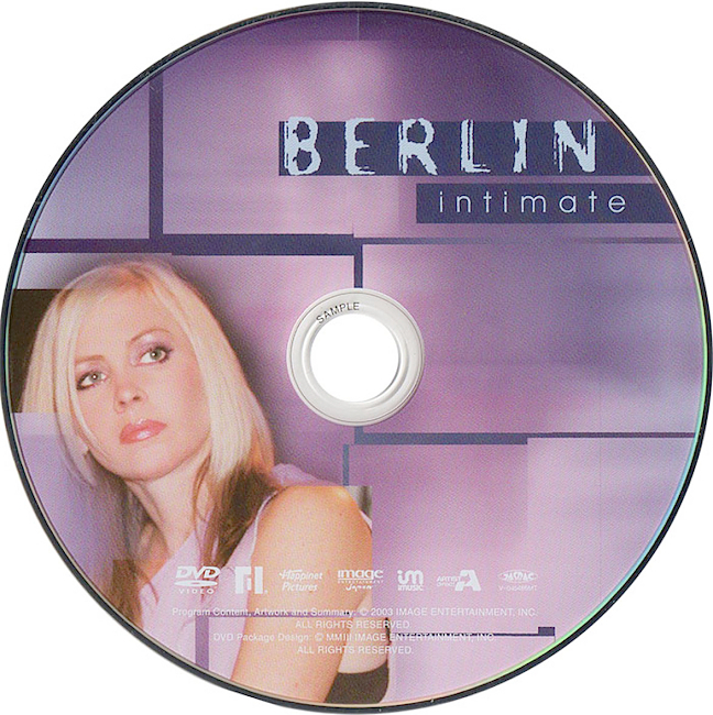 dvd cover Berlin - Intimate 2003 Dvd Cover