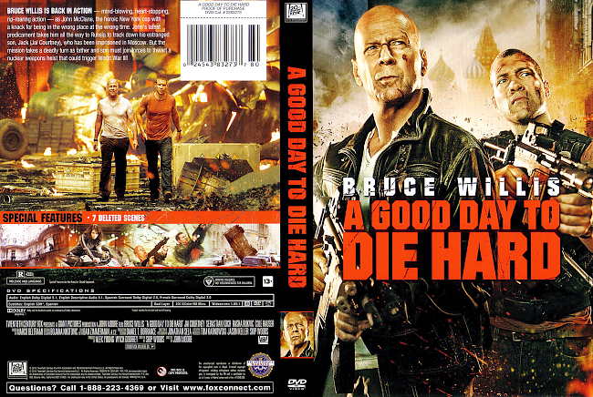 dvd cover Die Hard 5 - A Good Day To Die Hard 2013 Dvd Cover