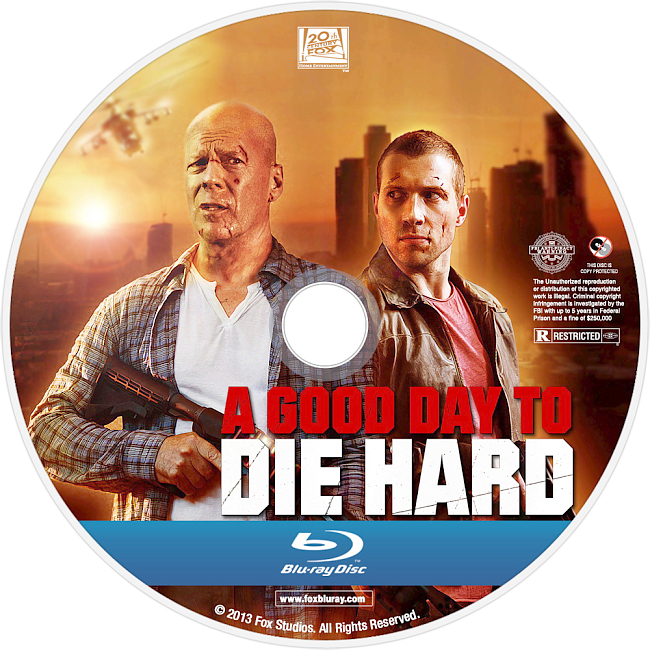 dvd cover Die Hard 5 - A Good Day To Die Hard 2013 R1 Disc 2 Dvd Cover