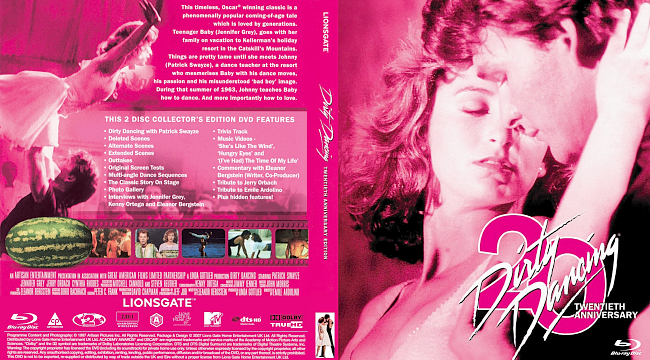 Dirty Dancing – 20TH Anniversary 1987 Dvd Cover 