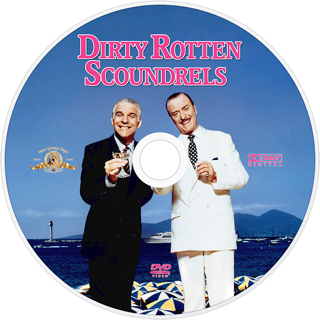 dvd cover Dirty Rotten Scoundrels 1988 R1 Disc 1 Dvd Cover