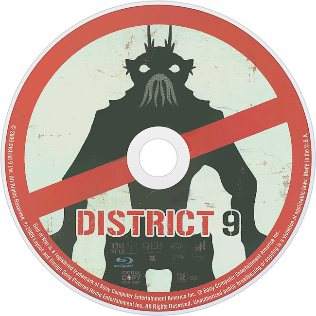 dvd cover District 9 2009 R1 Disc 6 Dvd Cover