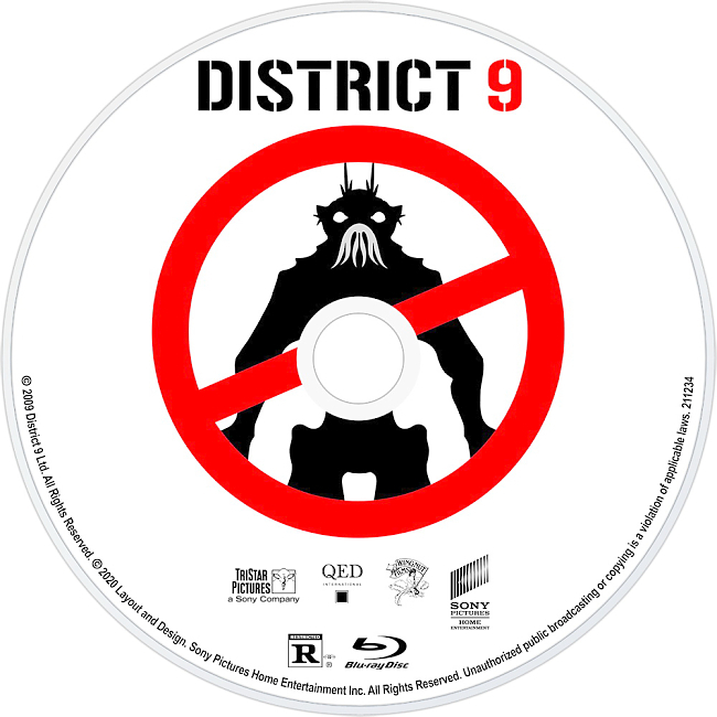 dvd cover District 9 2009 R1 Disc 4 Dvd Cover
