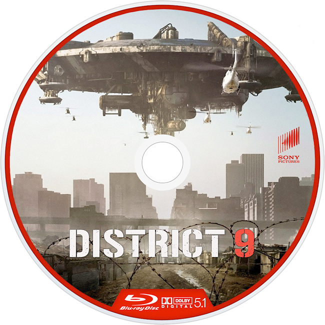 District 9 2009 R1 Disc 1 Dvd Cover 