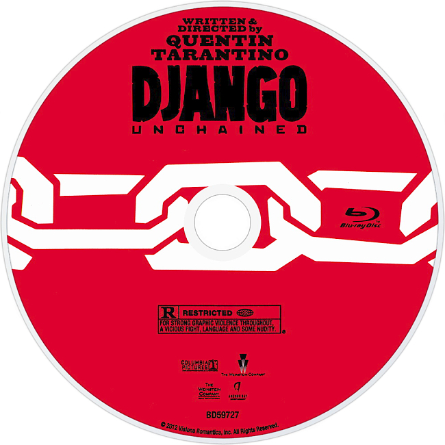 Django Unchained 2012 R1 Disc 8 Dvd Cover 