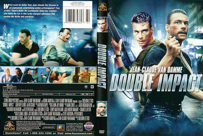 dvd cover Double Impact 1991 Dvd Cover